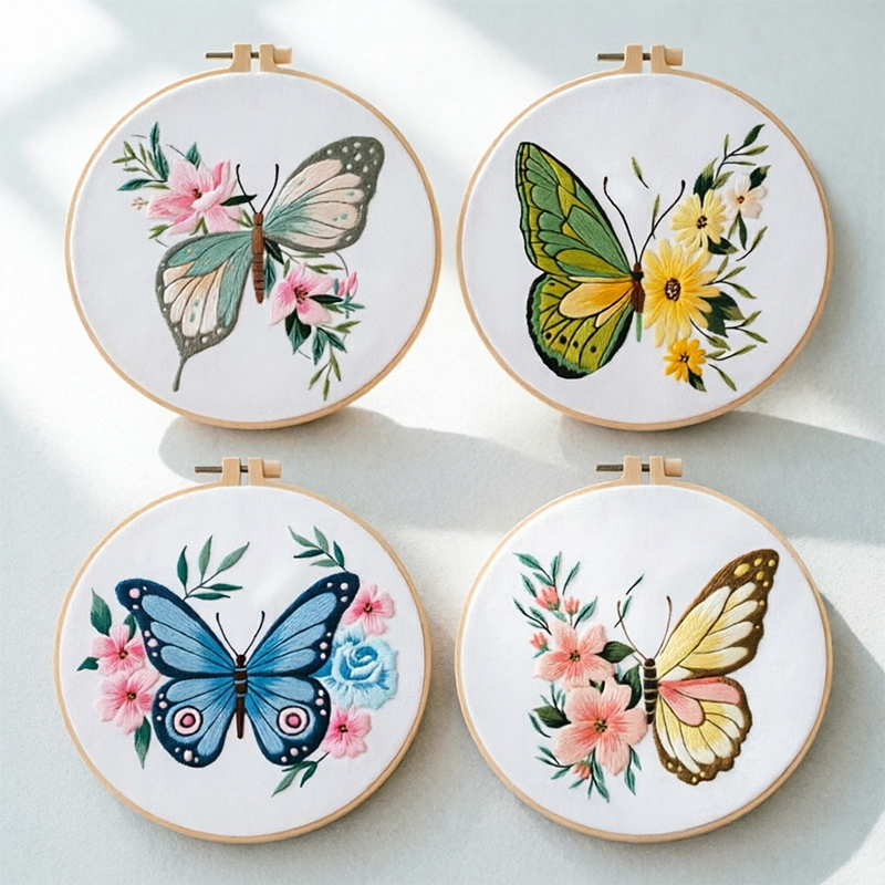 Embroidery - قطعة واحدة 20×20 سم (7.87 بوصة)