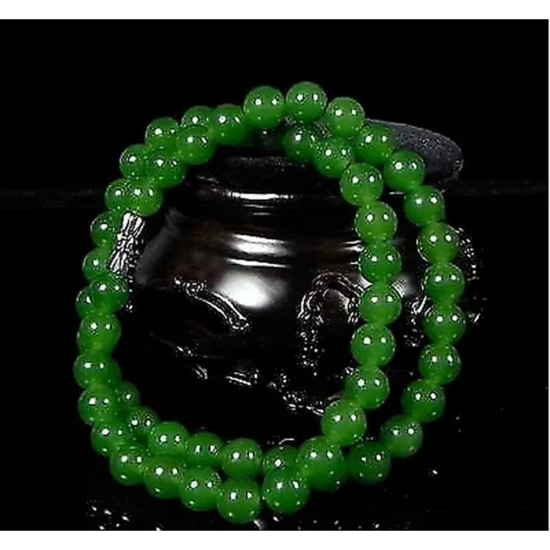 حقيقية الطبيعية الخضراء الخرز  - مراجعة Beading وسعره