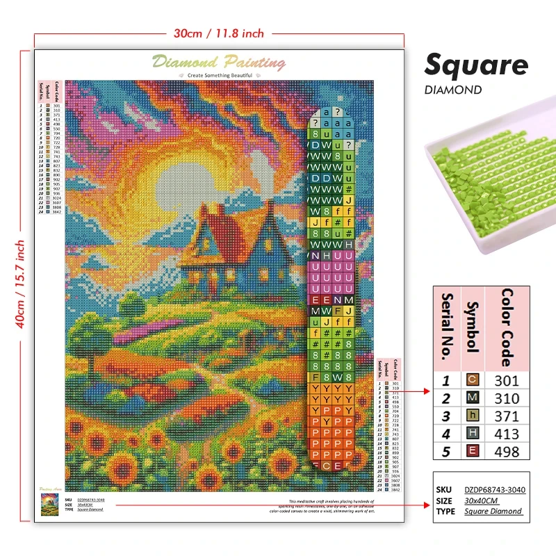 مجموعة أدوات الرسم بالألماس 5D - مراجعة 5D Diamond Painting Kit Full Drill وسعره